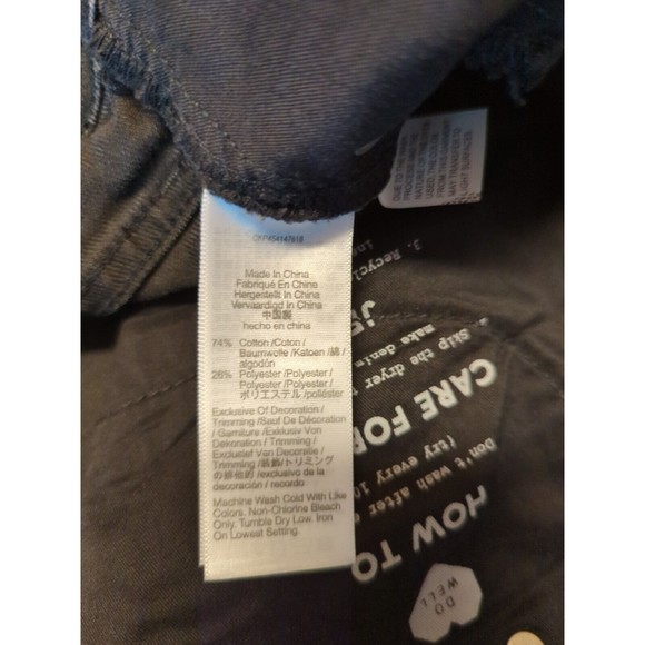 Madewell Shorts Womens 29 Black The Perfect Jean Denim Distressed High Rise - Picture 12 of 12